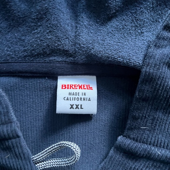 Blue corduroy Hoodie - Picture 2 of 3